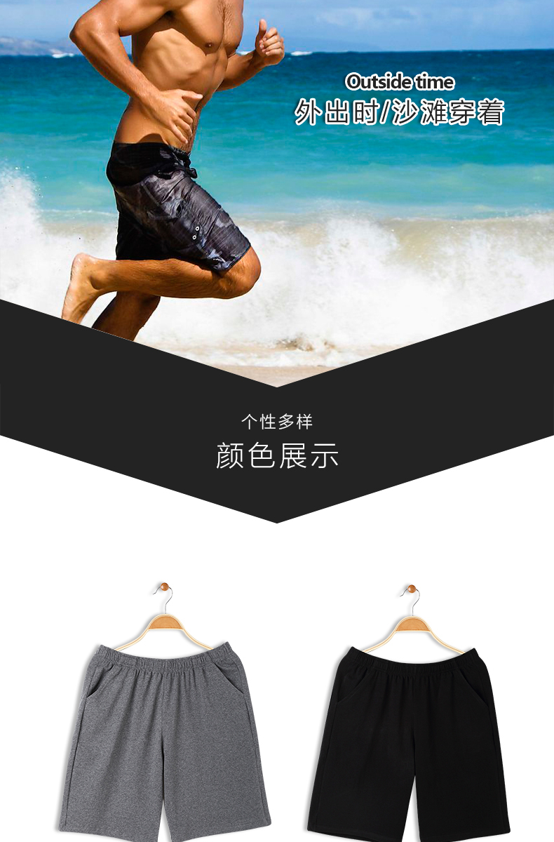 Quần pyjama quần short nam mùa hè cotton nhà quần năm phần mỏng lỏng nhà giải trí kích thước lớn quần thể thao bãi biển bộ lụa mặc nhà