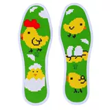 СущностьНовая тканевая стелька 2019 Cross Stitch Print Print Толстый полупрофинансированный продукт чистый продукт Pure 100%