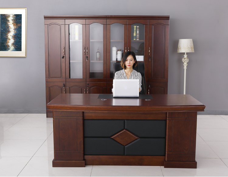 Sếp cao cấp bàn nội thất văn phòng chủ tịch quản lý bàn ghế kết hợp 1,8 m m sơn gian hàng Nhà máy Taipan bàn họp văn phòng