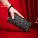 Сумка с петлей на руку, универсальная маленькая сумка клатч, из натуральной кожи