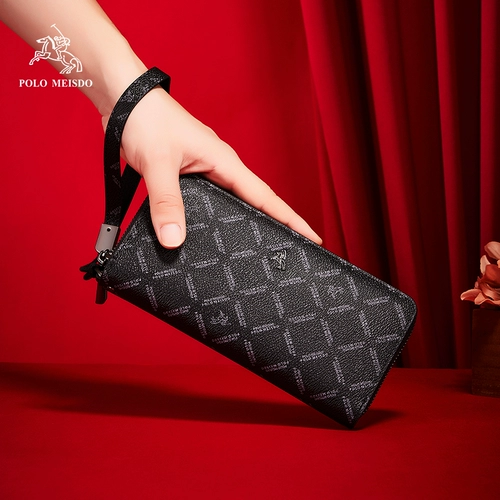 Сумка с петлей на руку, универсальная маленькая сумка клатч, из натуральной кожи