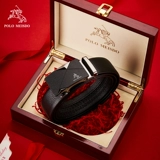 Британский ремень поло Ralph Lauren, мужской ремень 2025 года, новинка 2025 года, высококачественный ремень из натуральной кожи с автоматической пряжкой, мужской ремень для мужа и отца