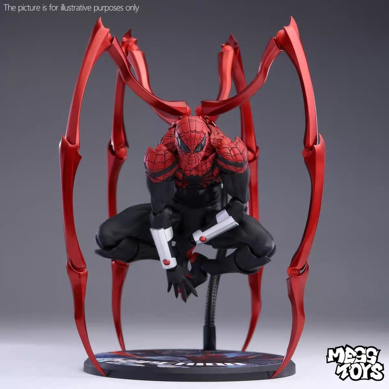 Mess Toys Ultimate Spider-Man Figure Black Neighbor Statue Ultimate Neighbor Marvel Toys