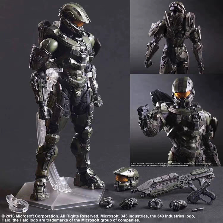 Domestic Pa Modified Master Chief Action Figure Model Halo Halo 5 Master Chief Movable Doll Ornament Domestic Pa Modified Master Chief Action Figure Model Halo Halo 5 Master Chief Movable Doll Ornament