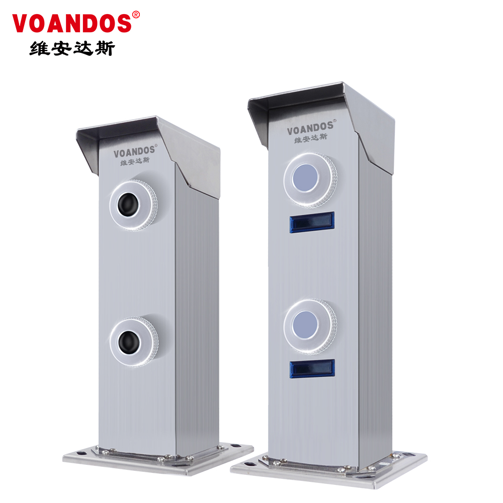 Civil Type Dual Beam Laser Pair Shooting Intrusion Detector ABJ1002J Community Electronic Fence Perimeter Siren