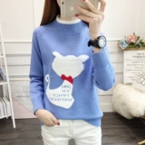 Демисезонный утепленный свитер, трикотажная куртка для школьников, высокий воротник, 12-15 лет, подходит для подростков