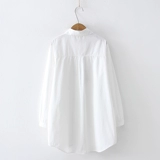 Осенняя длинная рубашка для школьников, для средней школы, 15 лет, подходит для подростков