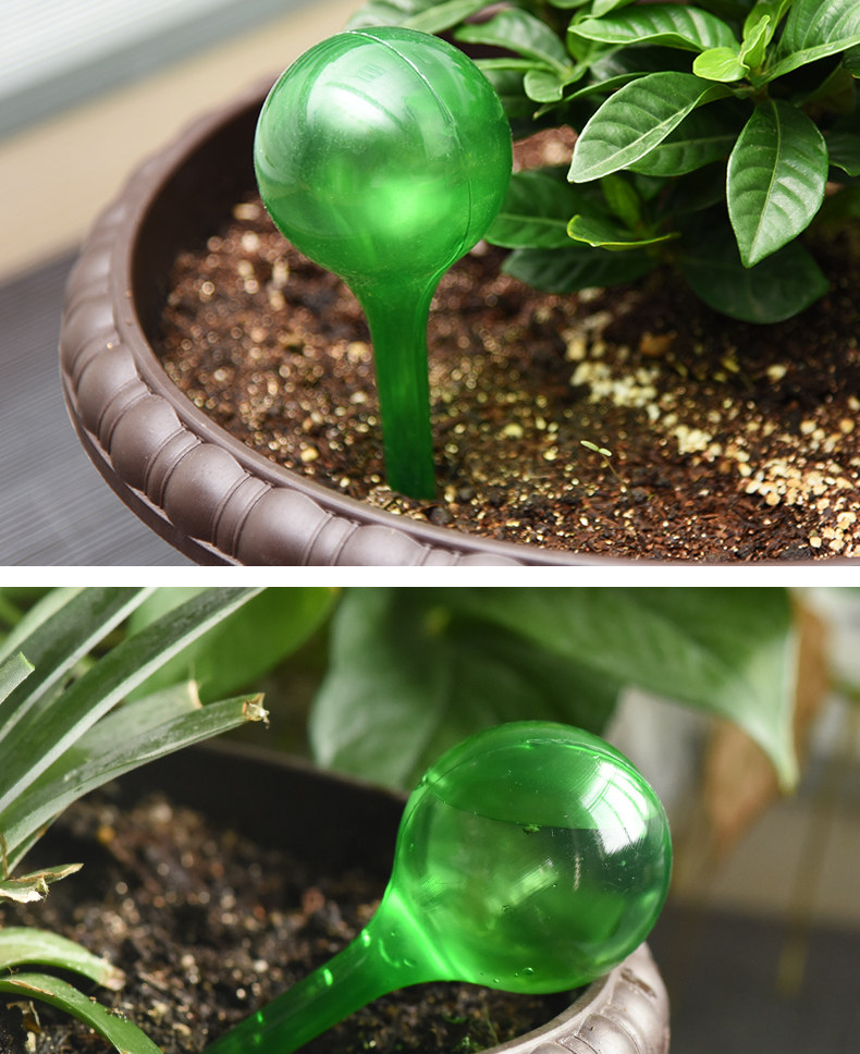 跨境Watering ball 懒人自动浇水球形塑料球 花园植物花卉浇花器阿里巴巴