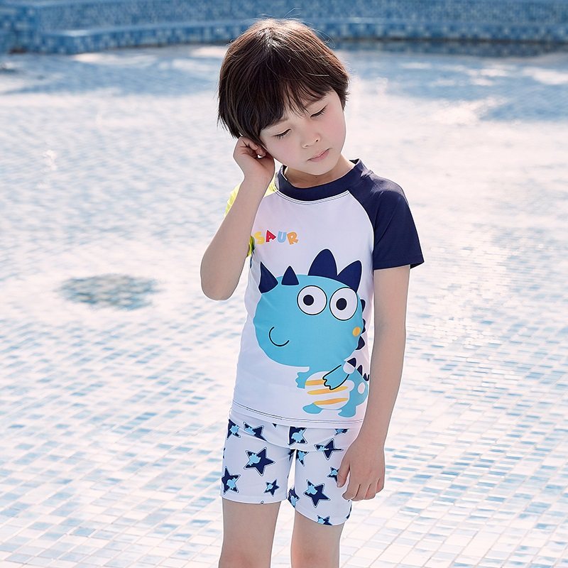 Sunscreen Dry Child Swimsuit Boy Boy South Korea Baby Two Style Swimsuit Swimsuit Pants Little CUHK Child Spa Swimsuit
