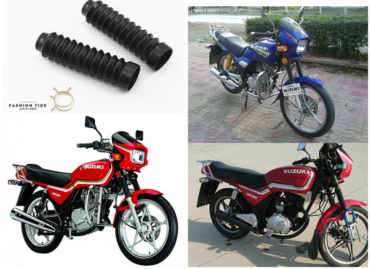 Xe máy giảm xóc da HJ125 giảm xóc trước áo khoác bụi giảm xóc da wy125 giảm xóc lớn - Xe máy Bumpers giá phuộc nhún sau xe jupiter chính hãng