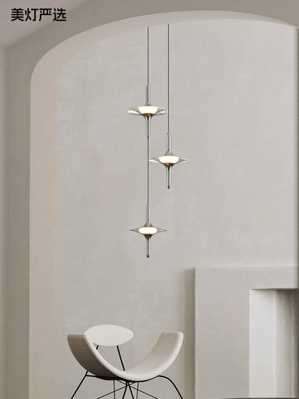 Italian Light Luxury Design Bedroom Bedside Chandelier Children's Room Creative Designer Background Wall Window Small Chandelier