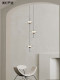Italian Light Luxury Design Bedroom Bedside Chandelier Children's Room Creative Designer Background Wall Window Small Chandelier