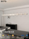 Italian Luce Sferica Restaurant Chandelier Designer Studio Desk One-Word Strip Touch Light
