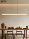 Italian Minimalist Restaurant Chandelier with a High-End Feel, 2026 New Model, Light Luxury Imitation Marble Linear Island Desk Lamp