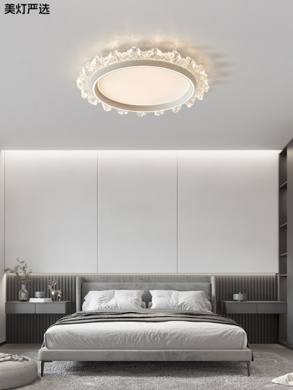 Modern Minimalist Bedroom Ceiling Lamp Italian Light Luxury Round Eye-Protecting Study Lamp Home Smart Children's Room Lighting