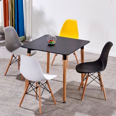 Ims table and chairNordic dining table and chair small household table chair Nordic minimal milk tea shop table and chair