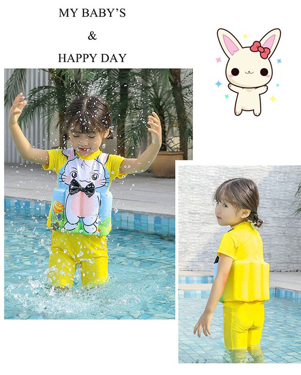Đồ bơi trẻ em phao trẻ em Bộ phim hoạt hình thiếu nhi áo tắm một mảnh dành cho trẻ em và đồ bơi trẻ em - Bộ đồ bơi của Kid đồ bơi cho bé sơ sinh