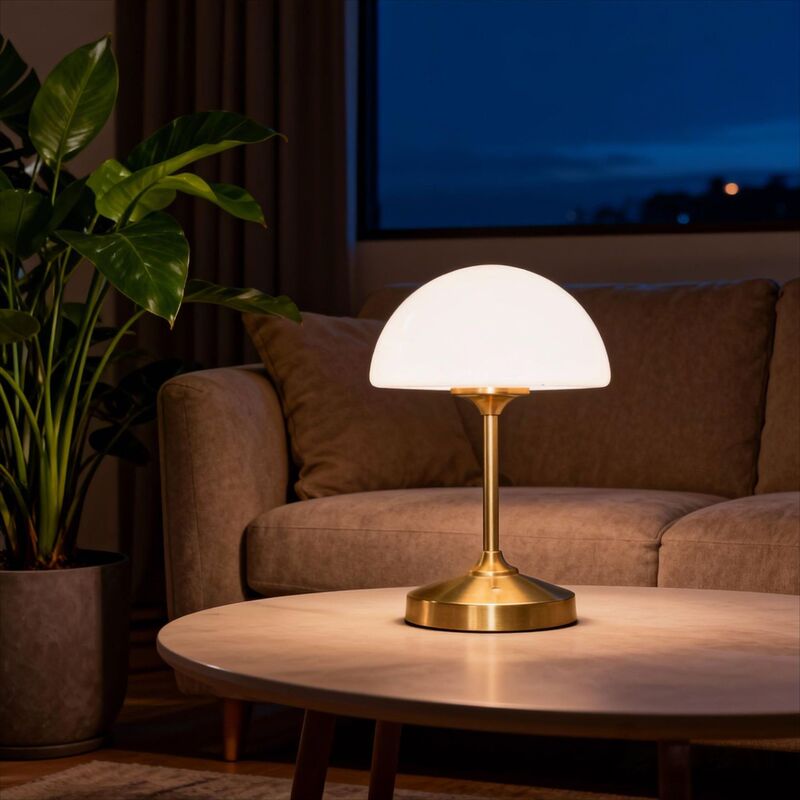 Nordic Bauhaus Light Luxury Jellyfish Mushroom Bedroom Bedside Table Lamp High-End Atmosphere Decorative Night Light Cross-Border Dropshipping