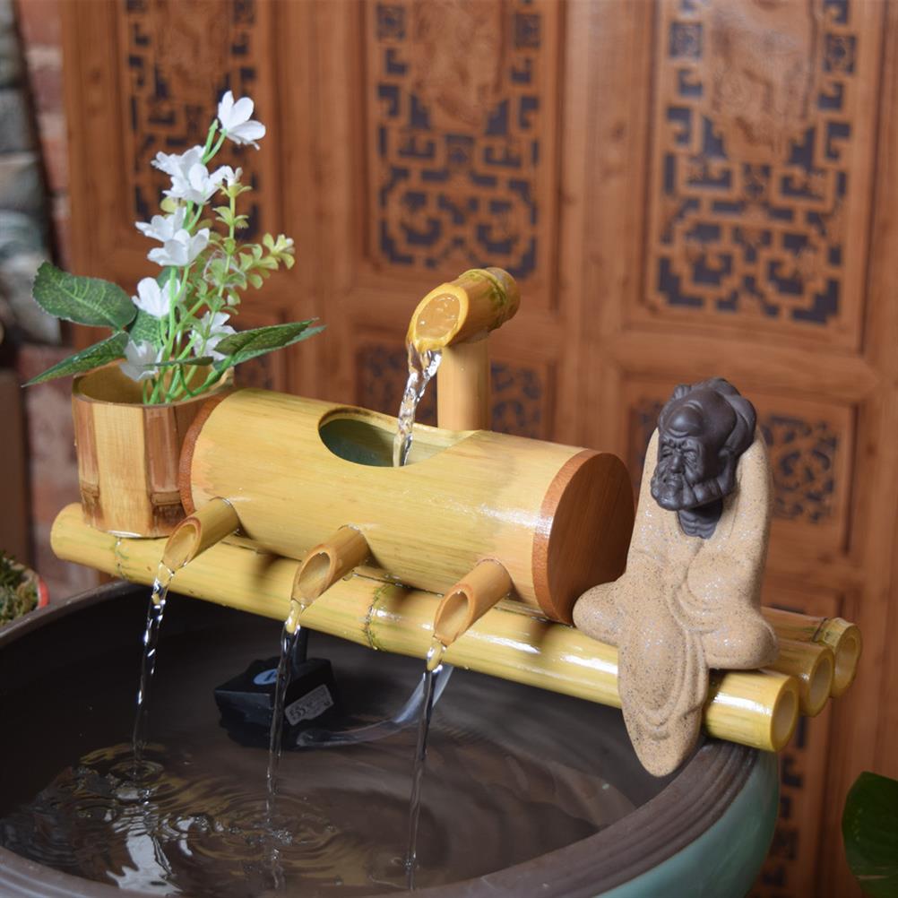 The Automatic ceramic aquarium desktop furnishing articles bridge landscape European is suing water modern family tea table sitting room of the water