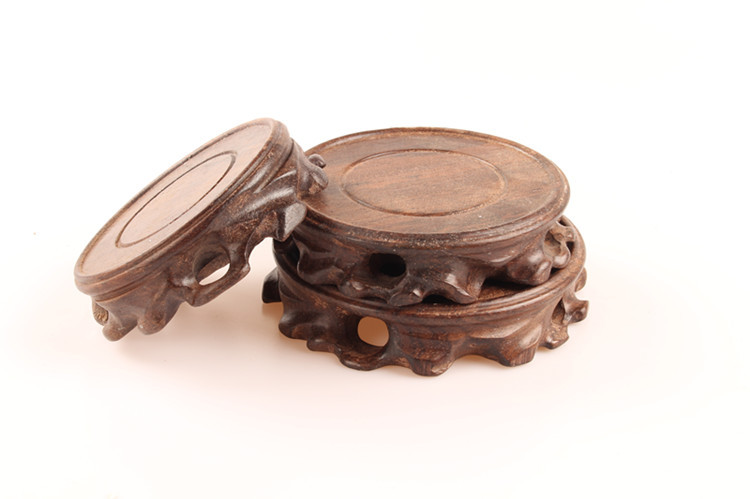 Plutus cat wood base it tea base annatto wenge wood vases, flower miniascape wooden wooden bridge