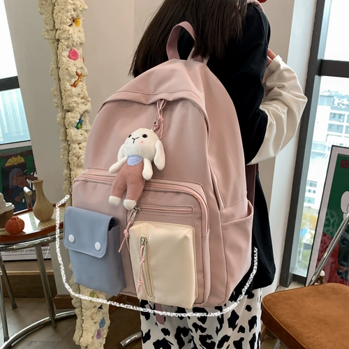 Ранец, универсальная сумка через плечо, вместительный и большой рюкзак, в корейском стиле, для средней школы