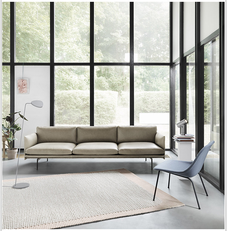 Мягкое кресло 丹麦muuto fiber lounge 靠背椅沙发椅休闲椅单人沙发 多色 Other