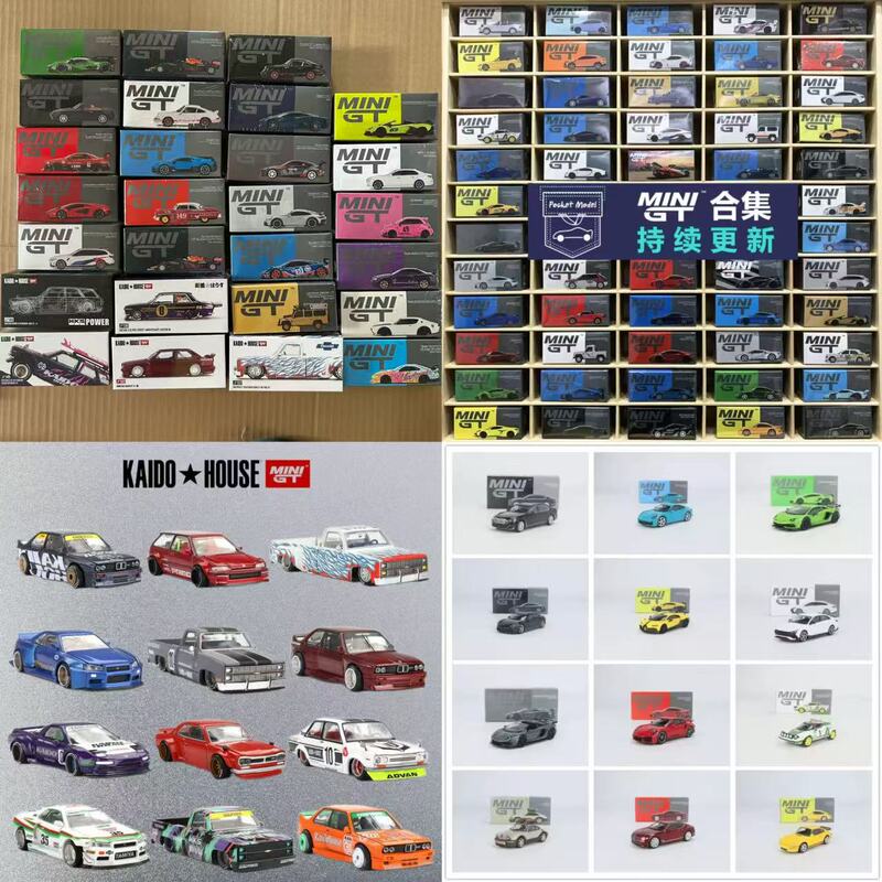 Minigt 1/64 Car Model Toy Alloy Style Series Collection Sliding Metal Collectible 