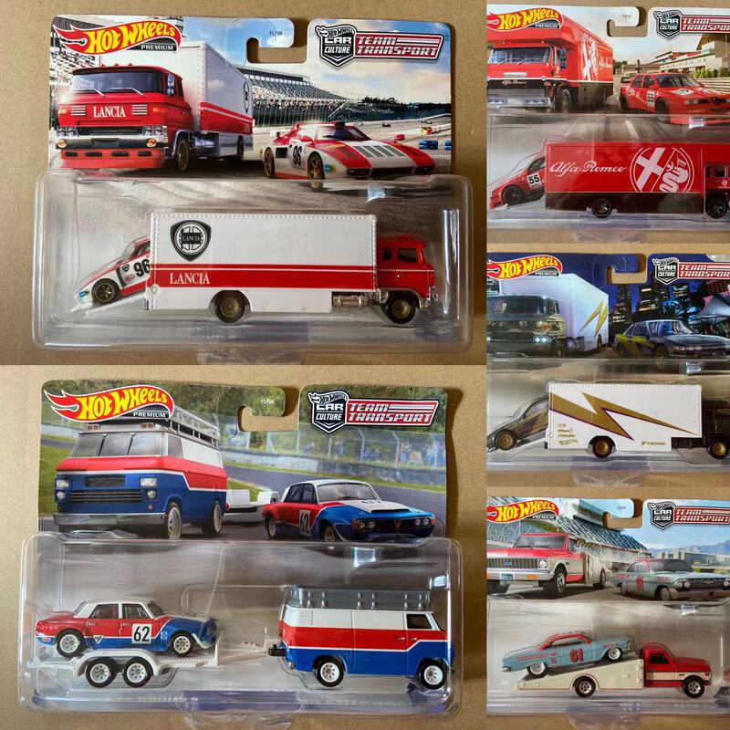 Hotwheels Hot Wheels Transport Fleet Garage Container Alloy Car Model Toy Gift Box Collection Free Shipping