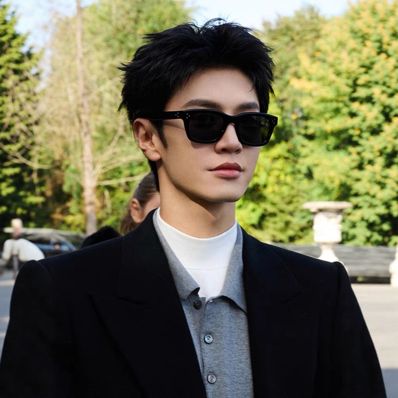 Chen Zheyuan's Same Style Sunglasses for Men and Women, New Gm Retro Square Small Frame Sunglasses, High-End Paris Fashion Week