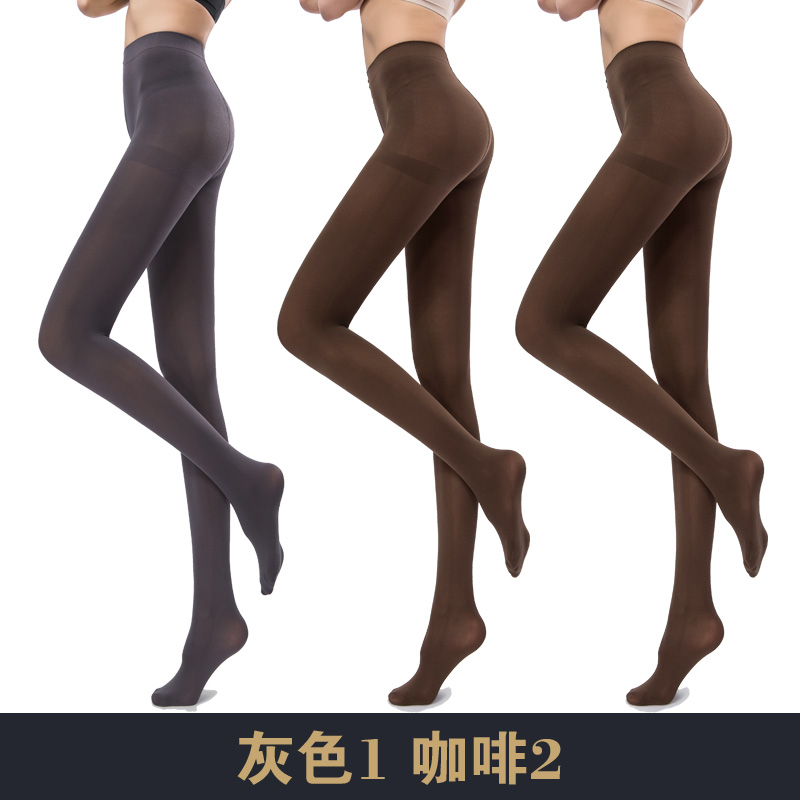 Panty hose 袿 Xuân Thu lụa thậm chí vừa dày thịt chống móc xám vớ vớ bottomstocking dưới cơ thể đen dài 祙 quần.