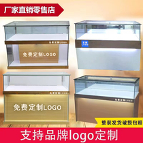 Brand new mobile phone counter jewelry display cabinet corner cabinet wall quality transparent glass tempered display cabinet table