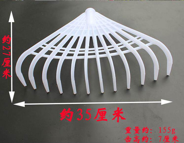 Rubber Rake Hugging Grass Rice Grass Rake Plastic Rake With 12 teeth Rake Peasant Furniture Garden Gardening Tools