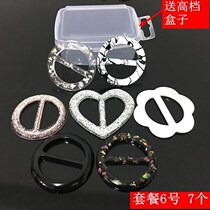 All kinds of clothing corner buttons summer clothes corner buckle button T-shirt hem high end inlay clothes knot buckle