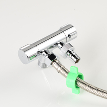 All copper triangle valve Multi-function angle valve One in two out inlet valve Stop valve Inlet valve switch