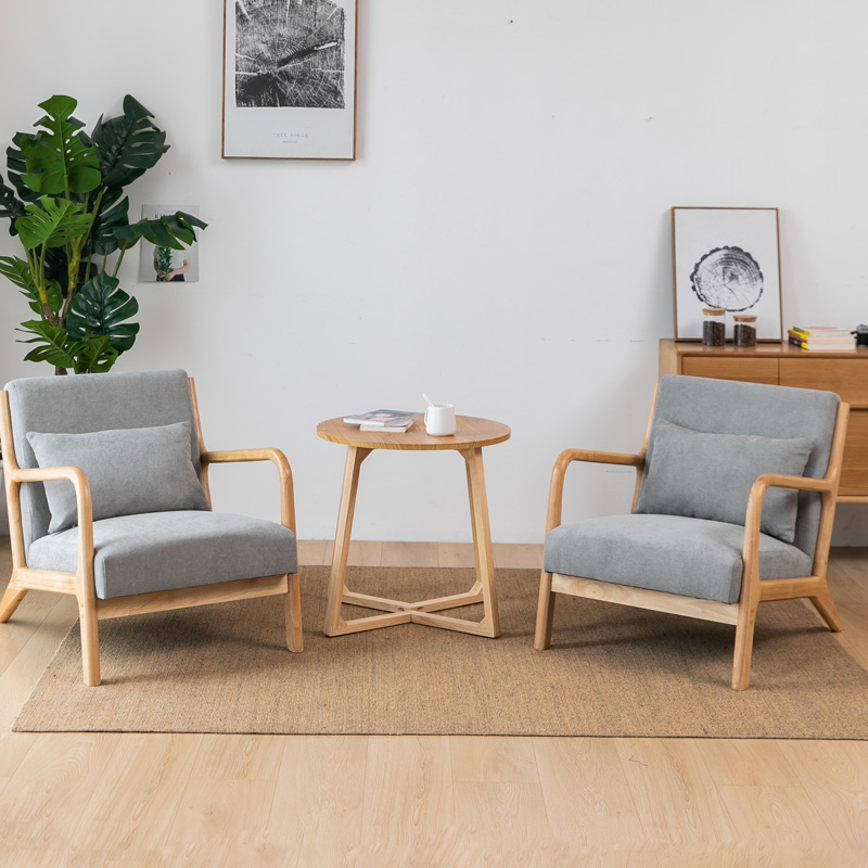 Hotel Sofa Sofa Single Chair Modern Simple Cafe GuestHouseHostel Accommodation Table and Chair