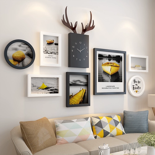 Креативный диван, настенная современная и минималистичная подвеска, скандинавский стиль