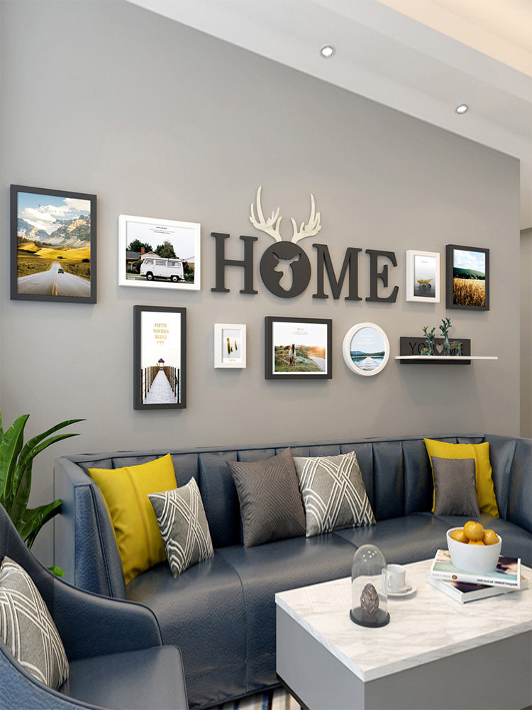 Creative ins wind home room decoration Living room wall background wall pendant Dining room wall pendant wall decoration