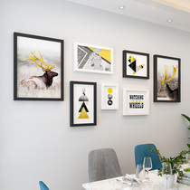 Modern simple living room decoration painting fashion sofa background wall painting creative restaurant wall hanging painting murals free of punching