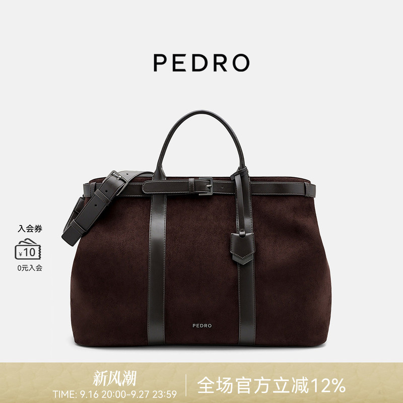 Pedro Large-Capacity Handbag New Men's Bag Light Point Series Travel Bag Business Trip Bag Pm2-25210266