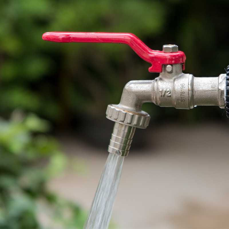 4 point faucet single cold one in two out all copper thick room outdoor antifreeze garden balcony washing machine faucet