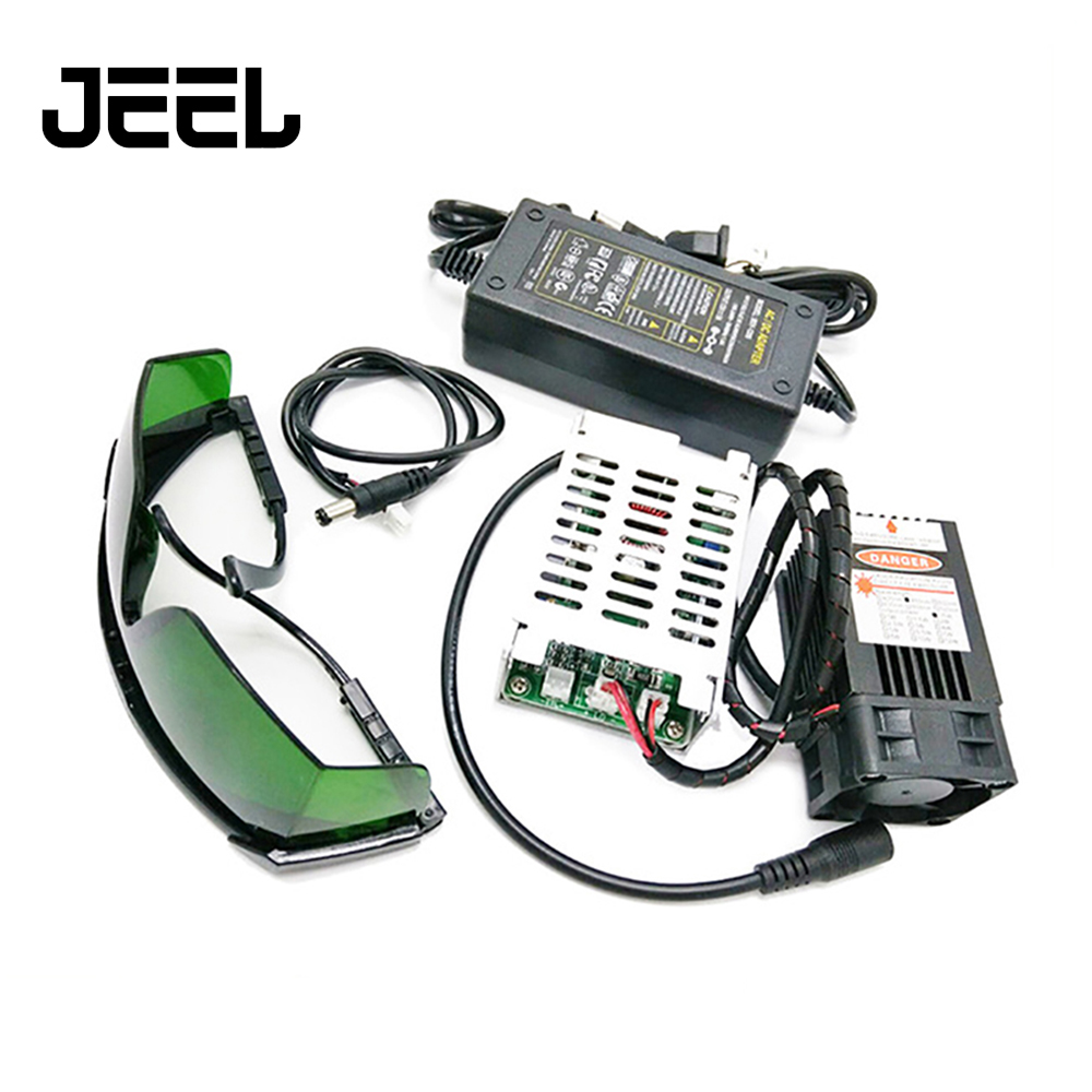 15000 mW high power focus adjustable blue laser module DIY laser engraving machine accessories 15W laser head