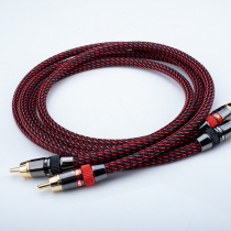 American monster fever double Lotus head RCA signal line audio cable fever audio cable 1 meter