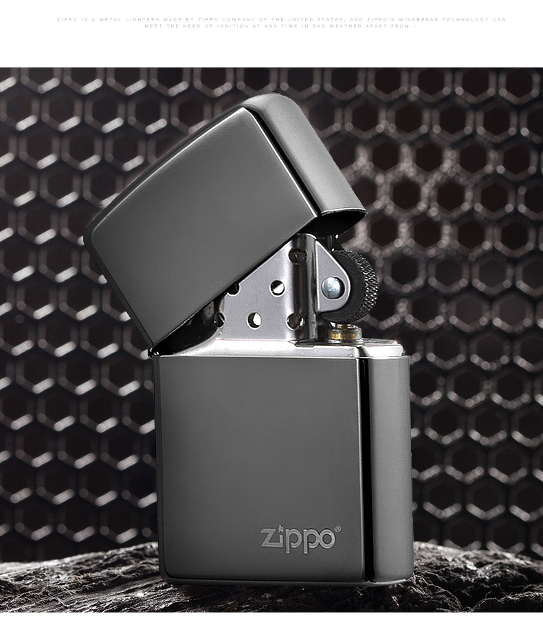 美国原产 Zippo 黑冰打火机 图6