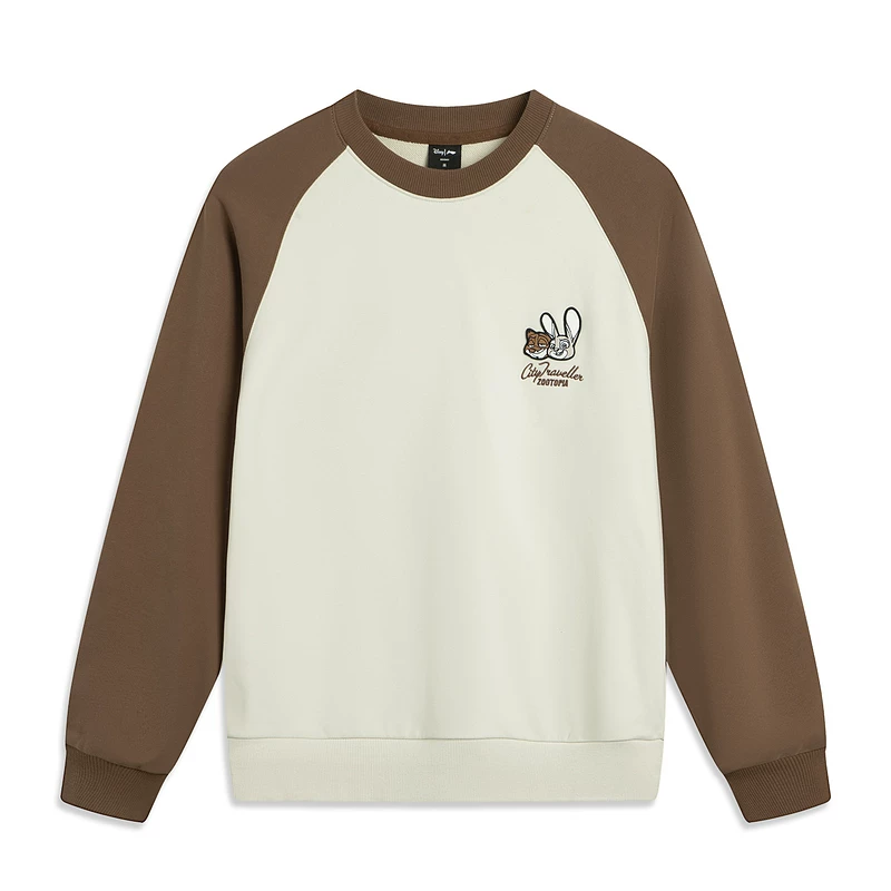 Li Ning｜Disney Zootopia совместная серия женский свободный свитшот повседневный топ