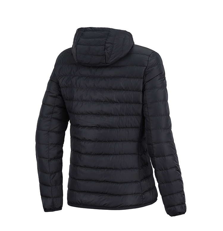 Li Ning ngắn xuống áo khoác nữ thể thao loạt thời trang áo khoác ấm áp trùm đầu mùa đông vịt trắng xuống đồ thể thao - Thể thao xuống áo khoác mẫu áo phao nữ đẹp 2019