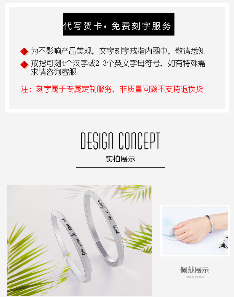 S925 sterling bạc Mobius vòng tay nữ cặp vợ chồng một thiết kế thích hợp vòng đeo tay nam Sen vòng rung - Vòng đeo tay Cuff vòng tay hermes