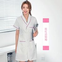 Поверните круглый красный красный красный края рукава