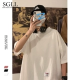 Летняя футболка с коротким рукавом для влюбленных, белая толстовка, из хлопка и льна, оверсайз