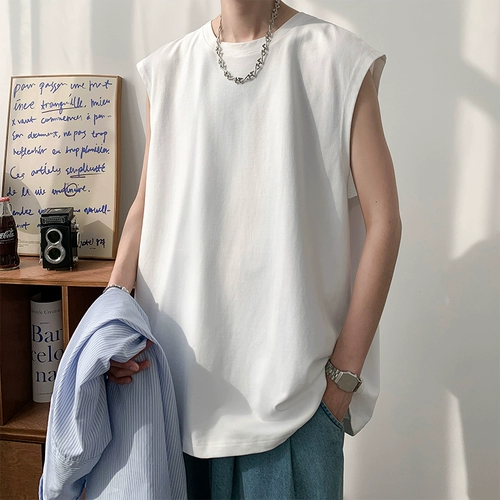 Летний жилет, приятная телу спортивная быстросохнущая футболка без рукавов для спортзала, в американском стиле