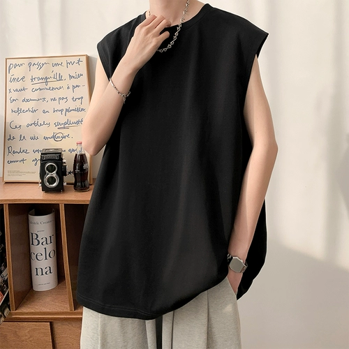 Летний жилет, приятная телу спортивная быстросохнущая футболка без рукавов для спортзала, в американском стиле